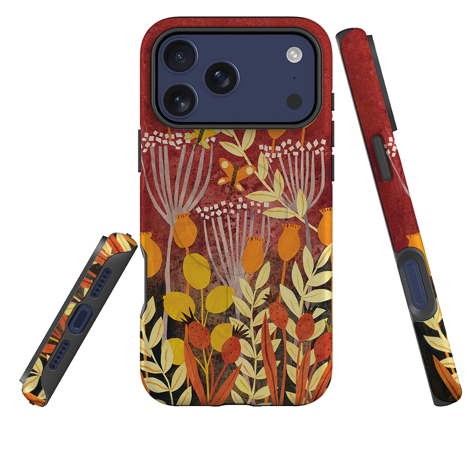 iPhone MagSafe Tough Case - Dried Pods By Tracey English