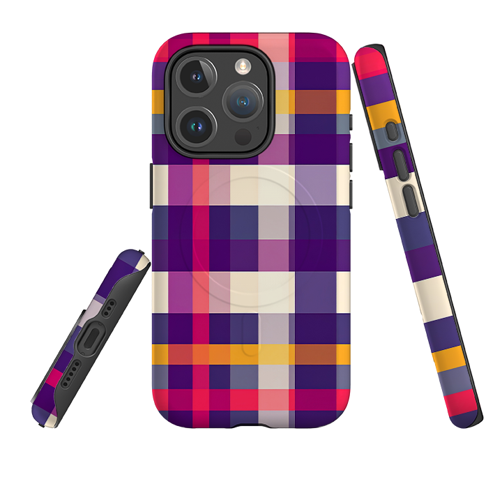 iPhone MagSafe Tough Case - Durban Gingham