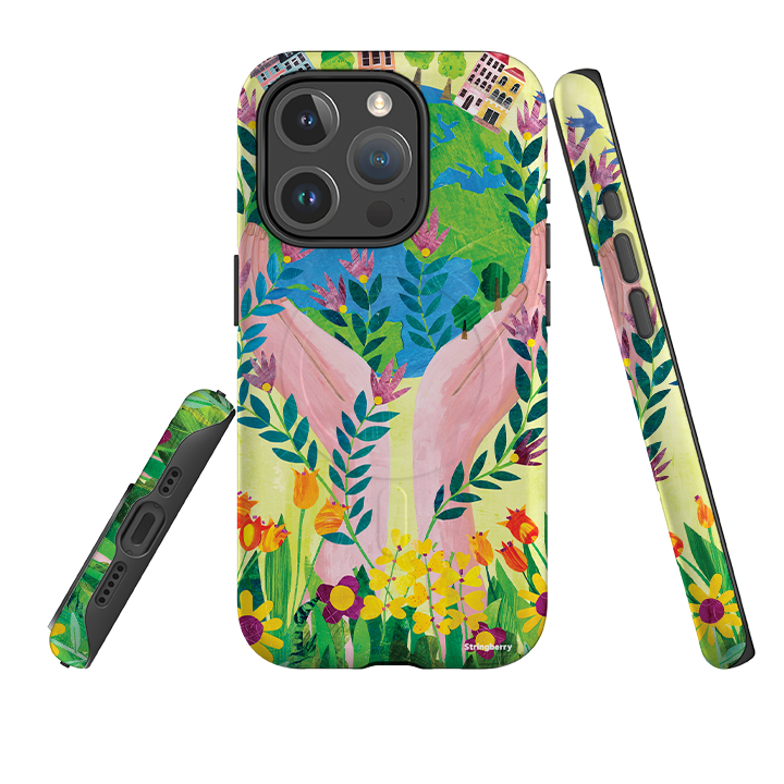 iPhone MagSafe Tough Case - Earth Day By Tracey English