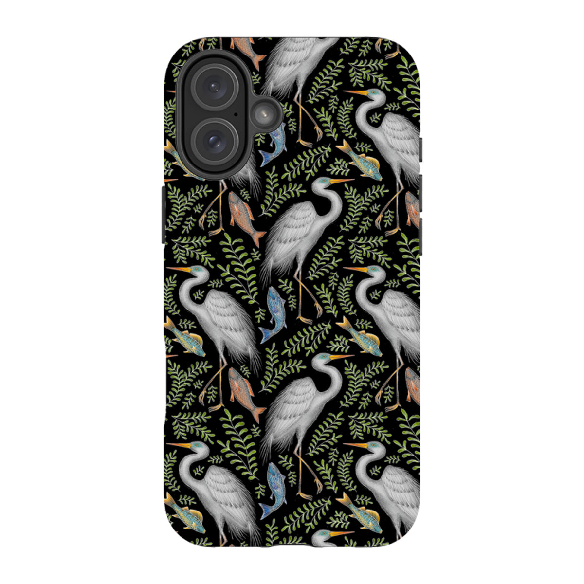 iPhone MagSafe Tough Case -  Egret Pattern By Catherine Rowe