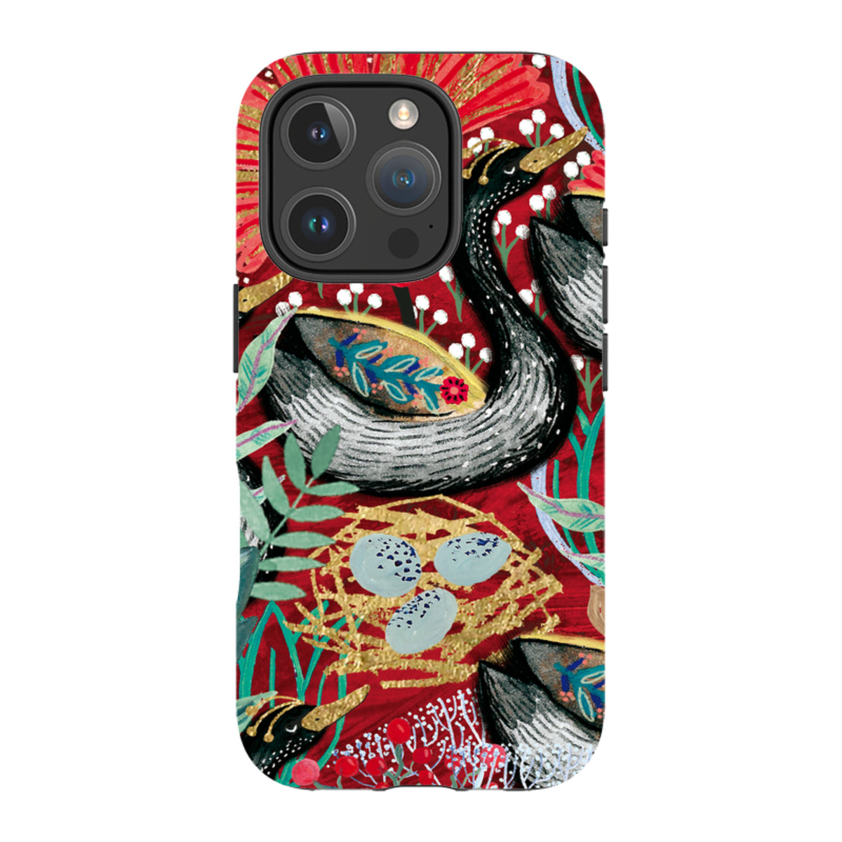 iPhone MagSafe Tough Case - Eight Geese A Laying By Emma Frances Grant