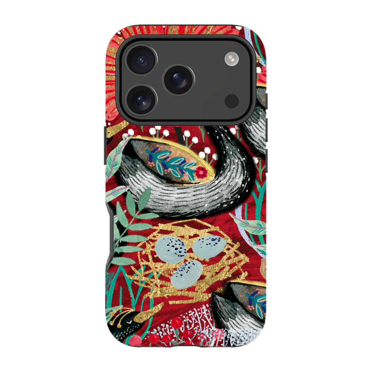 iPhone MagSafe Tough Case - Eight Geese A Laying By Emma Frances Grant