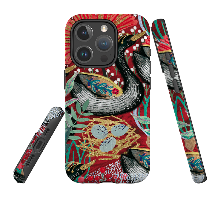 iPhone MagSafe Tough Case - Eight Geese A Laying By Emma Frances Grant