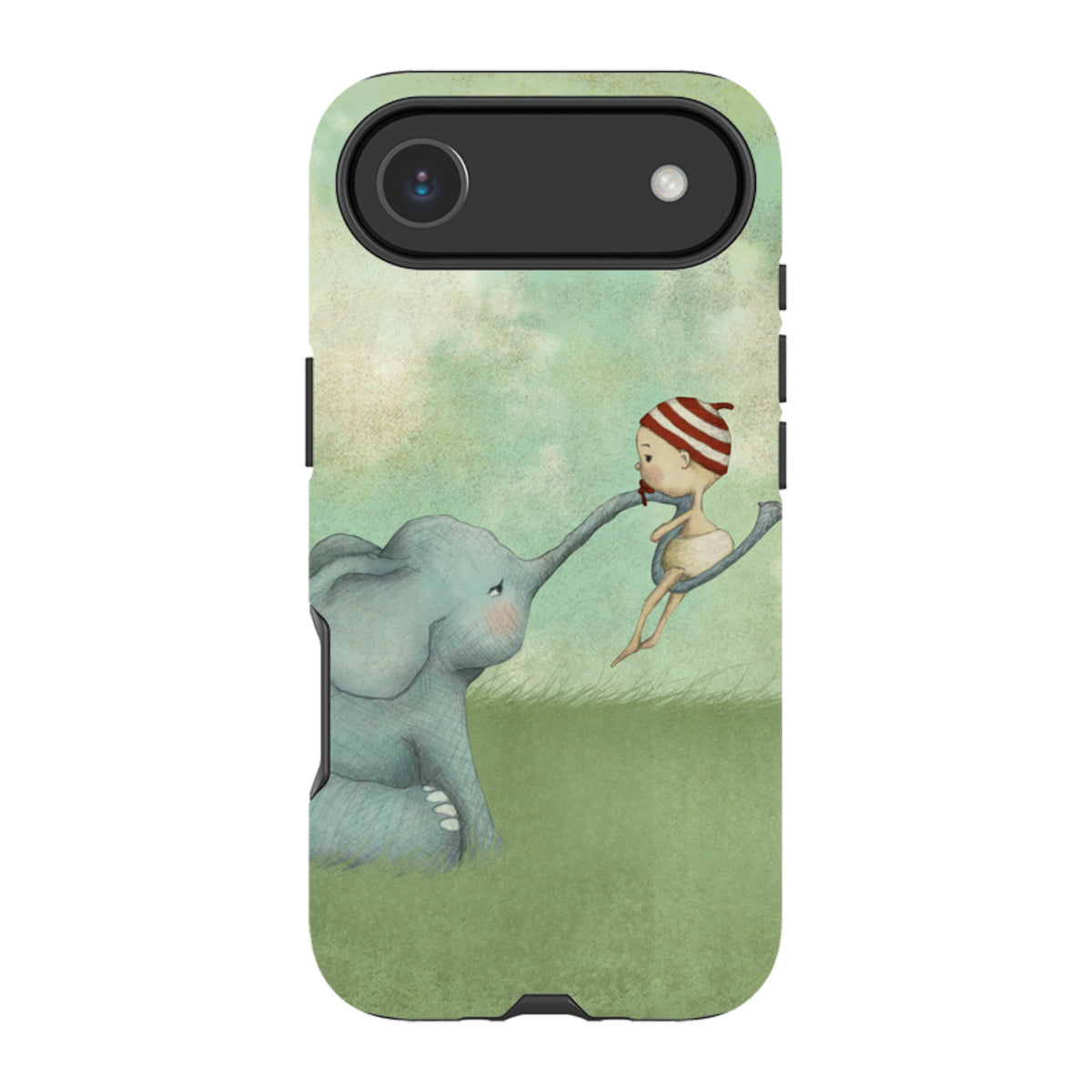 iPhone MagSafe Tough Case - Elephant Baby By Maja Lindberg