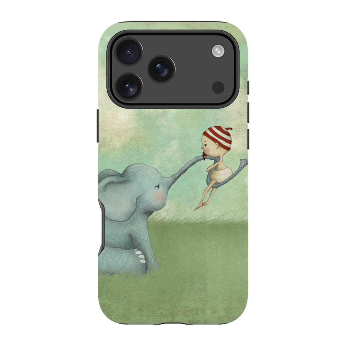 iPhone MagSafe Tough Case - Elephant Baby By Maja Lindberg