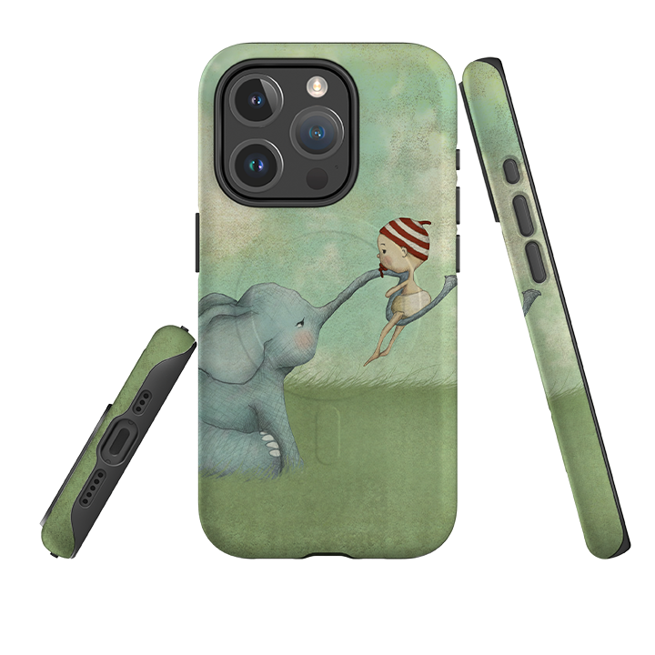 iPhone MagSafe Tough Case - Elephant Baby By Maja Lindberg