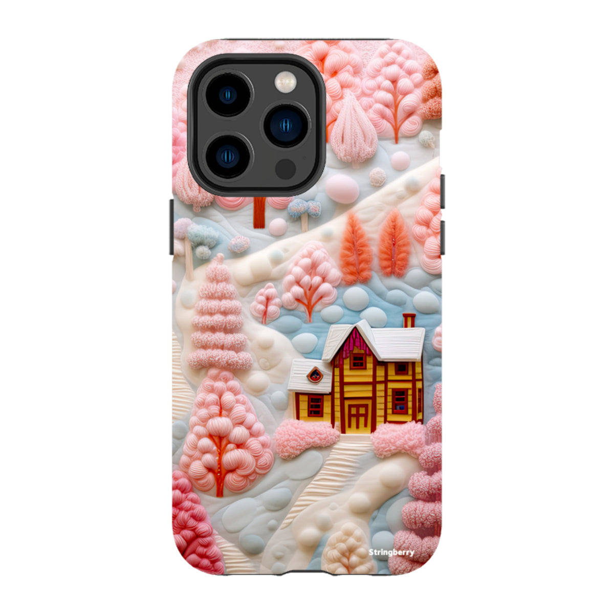 iPhone MagSafe Tough Case -  Embroidery Christmas