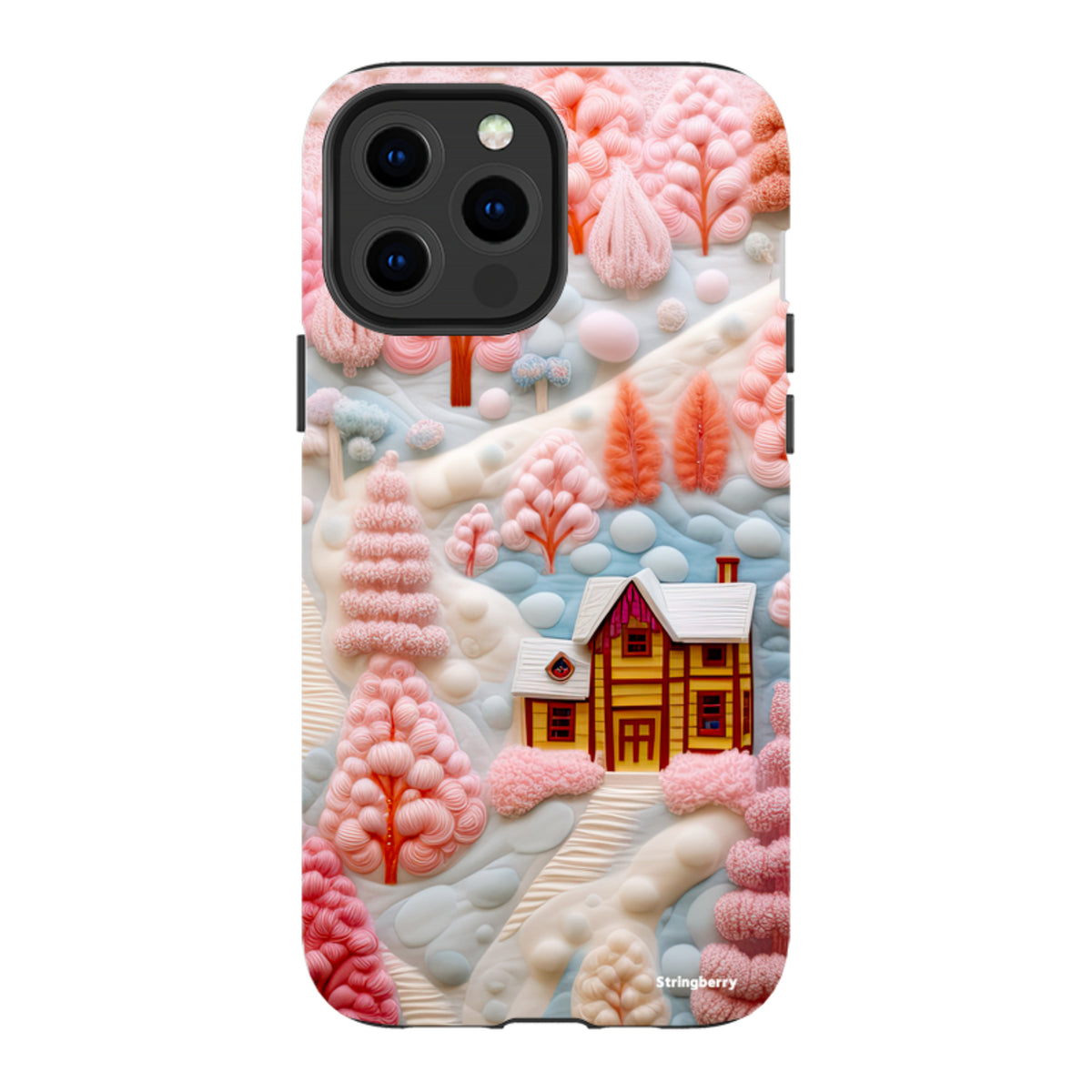 iPhone MagSafe Tough Case -  Embroidery Christmas