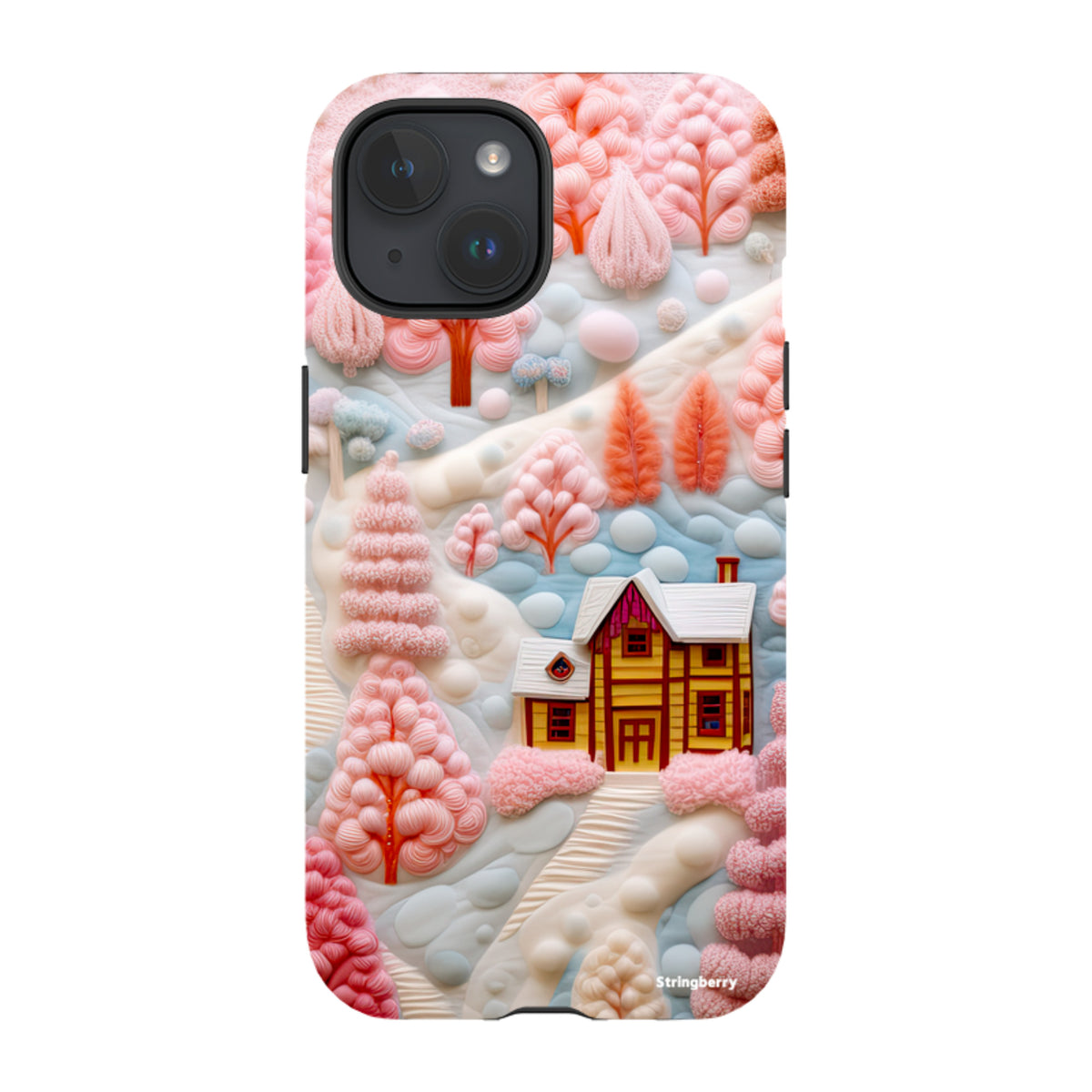 iPhone MagSafe Tough Case -  Embroidery Christmas