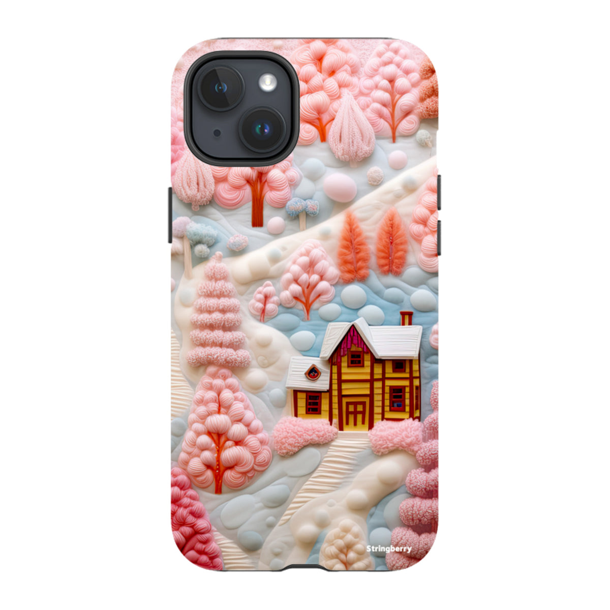 iPhone MagSafe Tough Case -  Embroidery Christmas