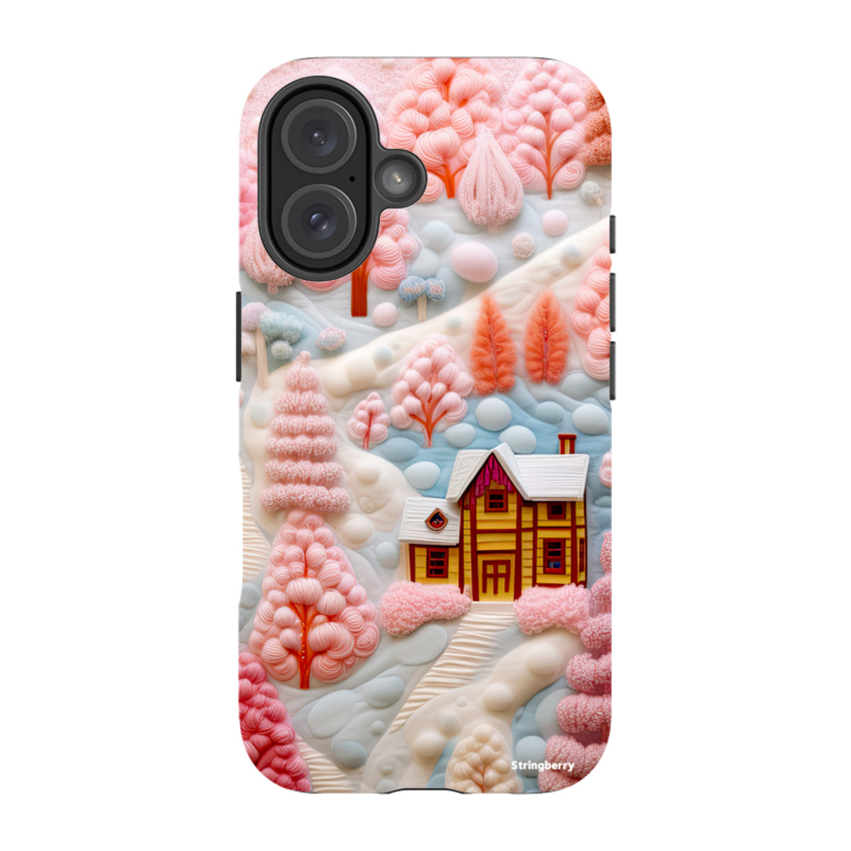 iPhone MagSafe Tough Case -  Embroidery Christmas