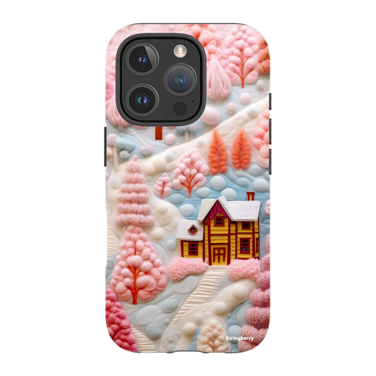 iPhone MagSafe Tough Case -  Embroidery Christmas