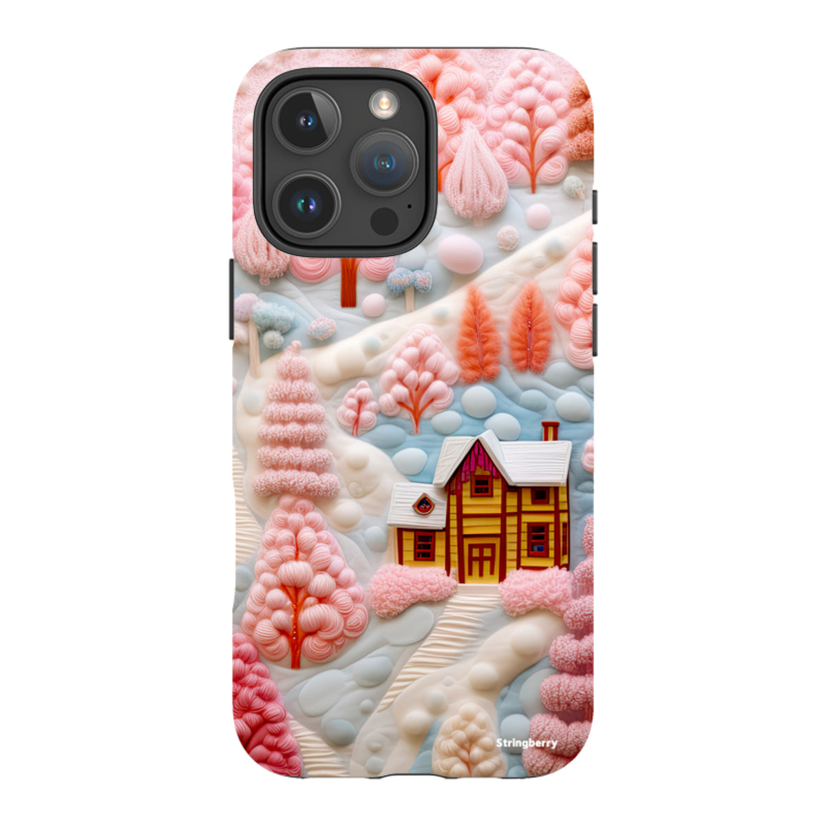 iPhone MagSafe Tough Case -  Embroidery Christmas