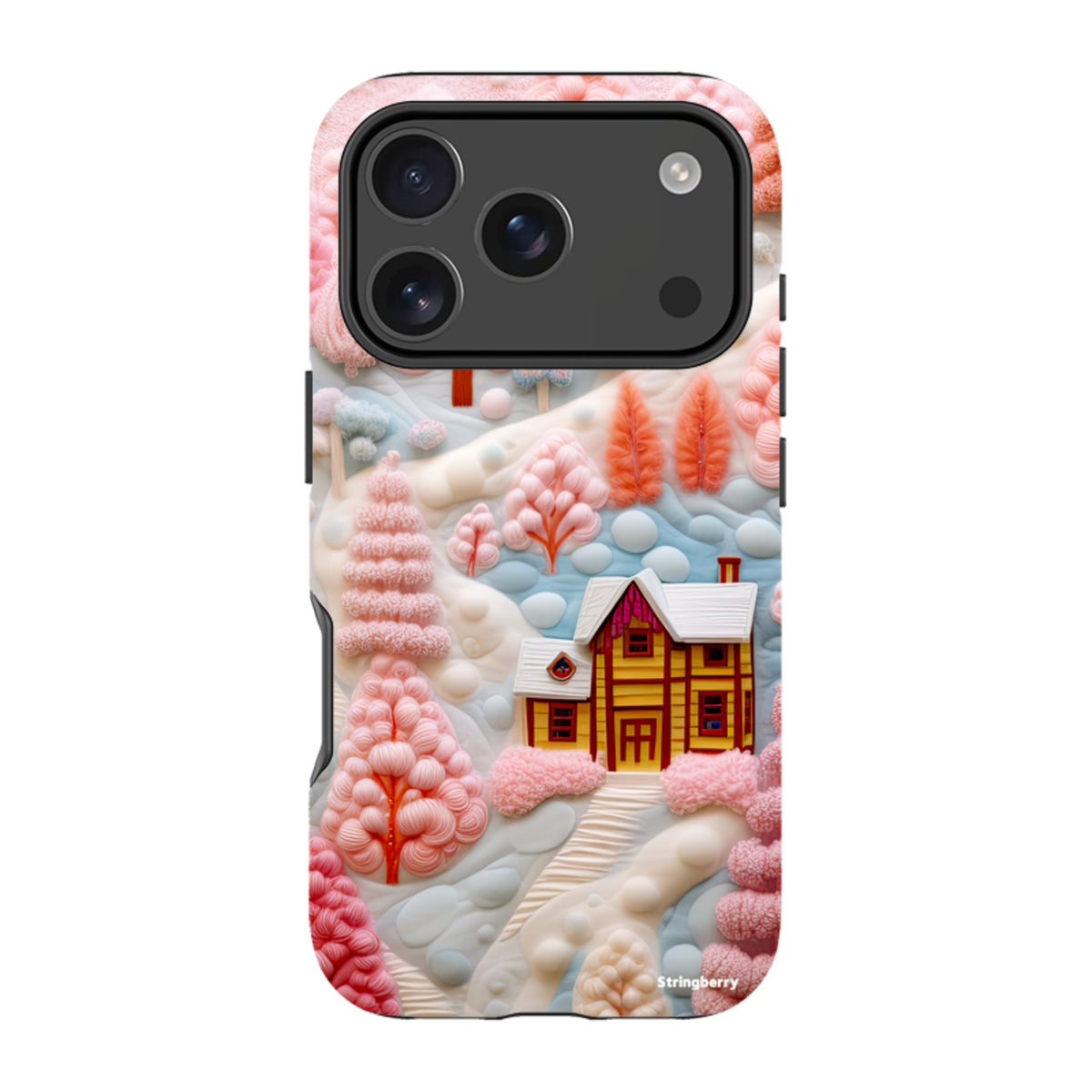 iPhone MagSafe Tough Case -  Embroidery Christmas