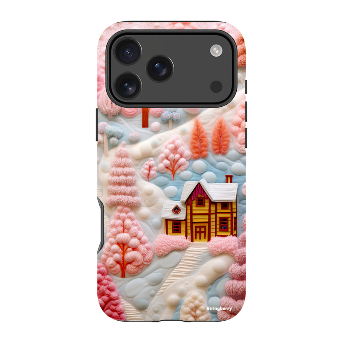 iPhone MagSafe Tough Case -  Embroidery Christmas