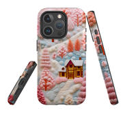iPhone MagSafe Tough Case -  Embroidery Christmas