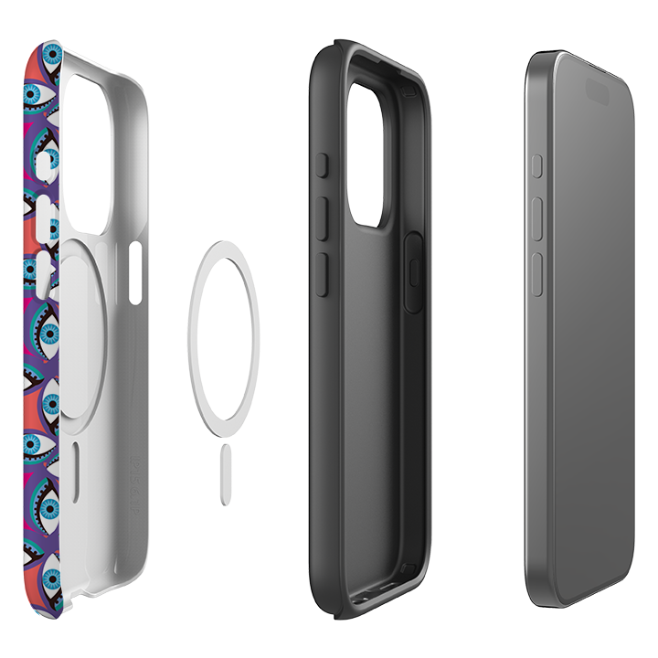 iPhone MagSafe Tough Case -  Eyes By Patternista