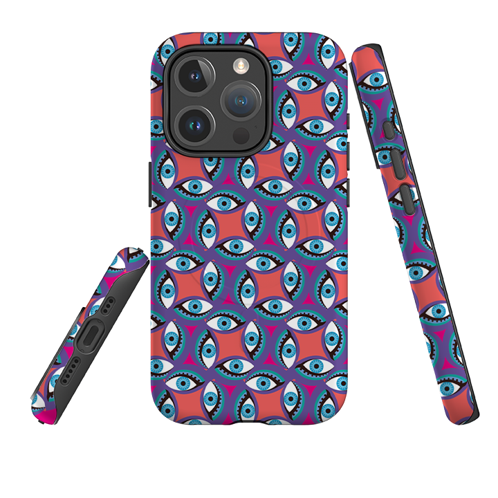 iPhone MagSafe Tough Case -  Eyes By Patternista