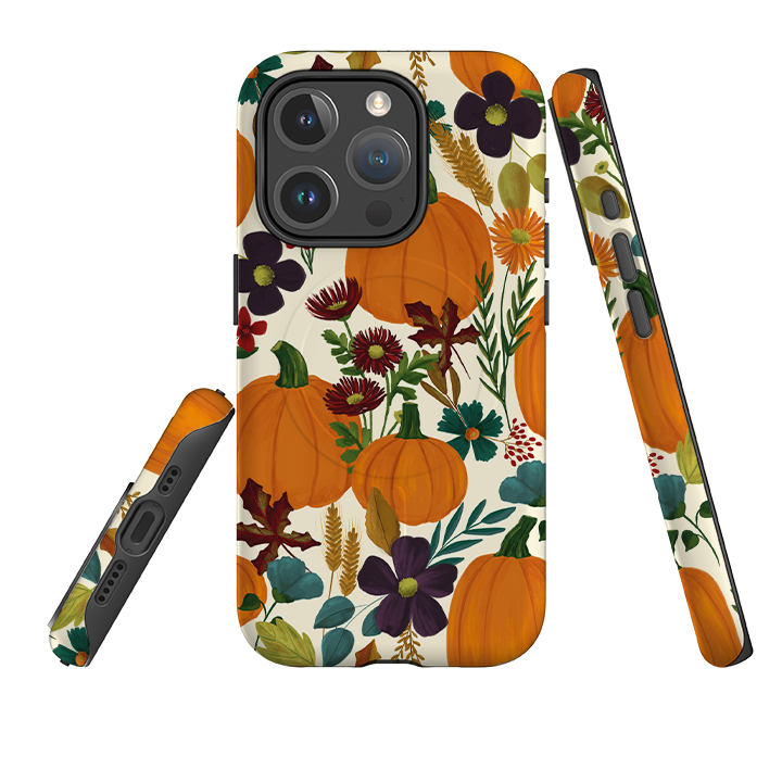iPhone MagSafe Tough Case - Fall Pumpkins By Abby Jacobs