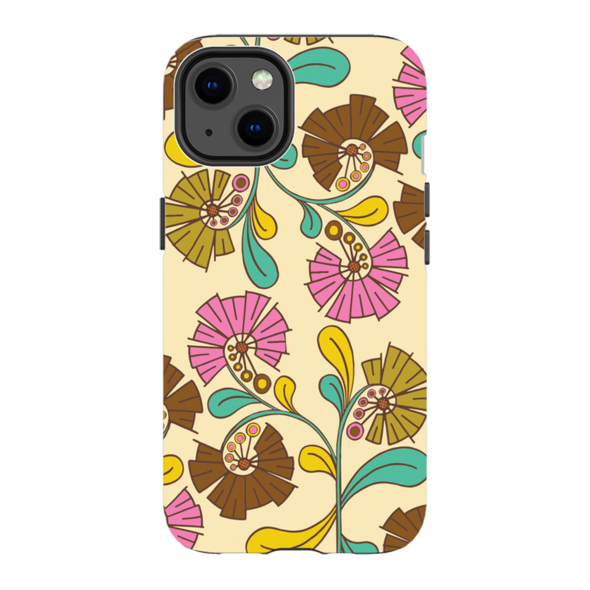 iPhone MagSafe Tough Case - Fan Flower By Amelia Bowman