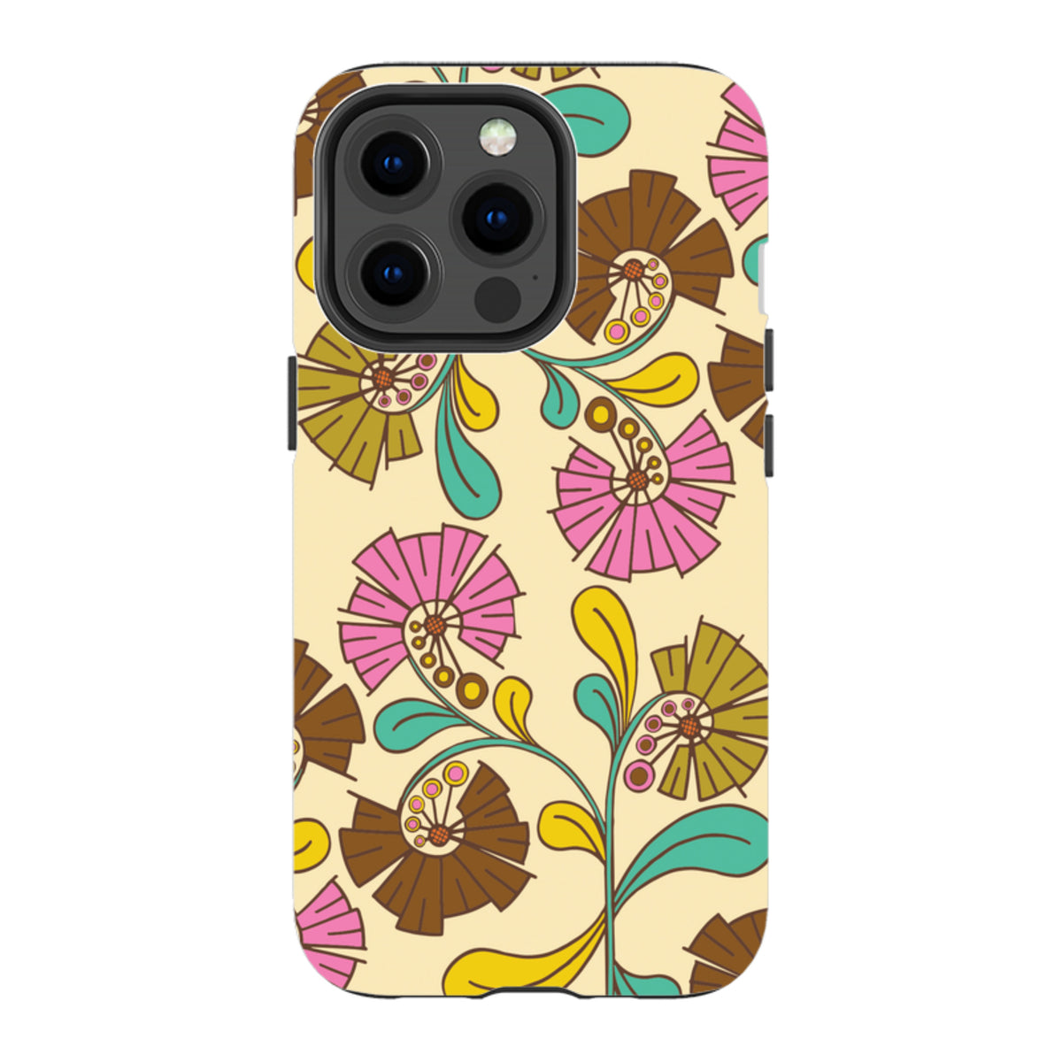 iPhone MagSafe Tough Case - Fan Flower By Amelia Bowman