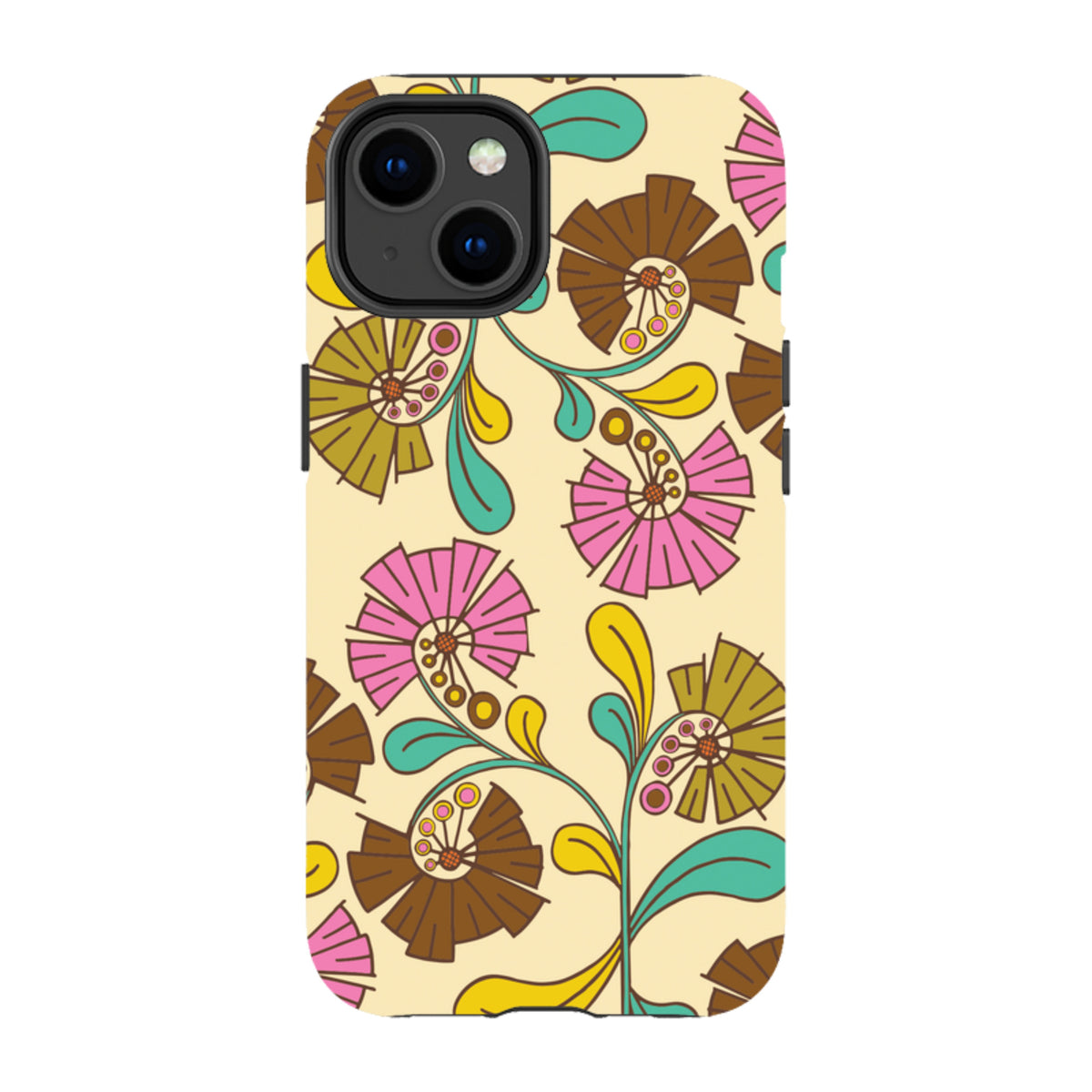 iPhone MagSafe Tough Case - Fan Flower By Amelia Bowman