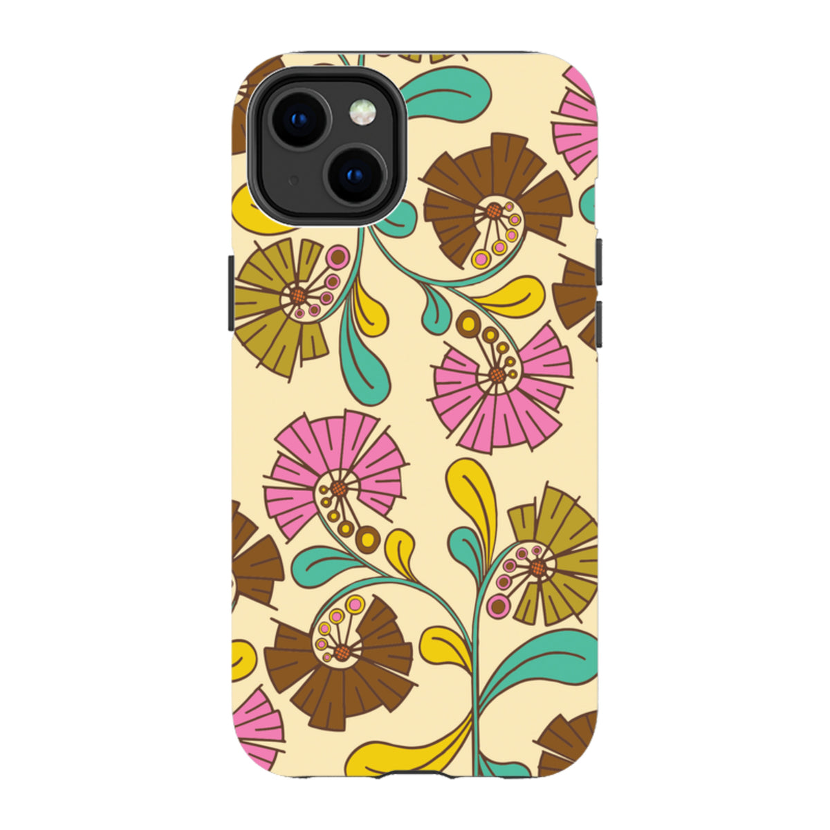 iPhone MagSafe Tough Case - Fan Flower By Amelia Bowman