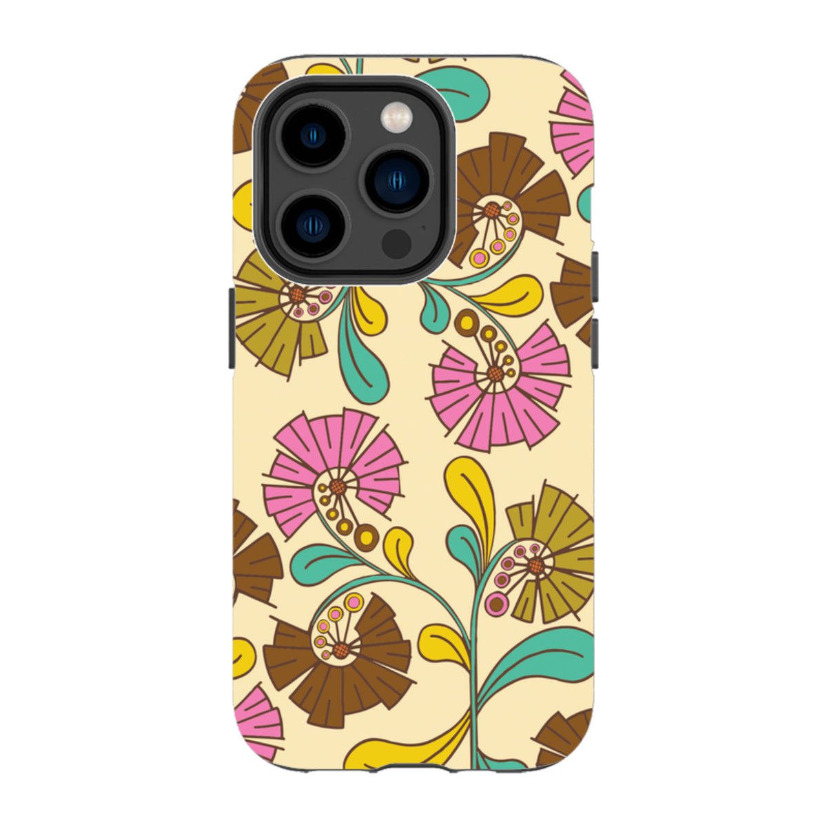 iPhone MagSafe Tough Case - Fan Flower By Amelia Bowman