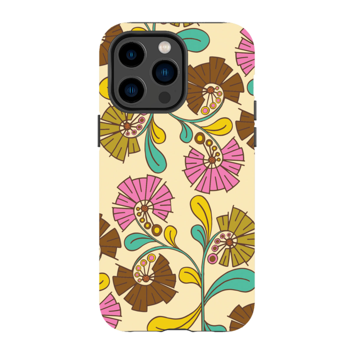 iPhone MagSafe Tough Case - Fan Flower By Amelia Bowman