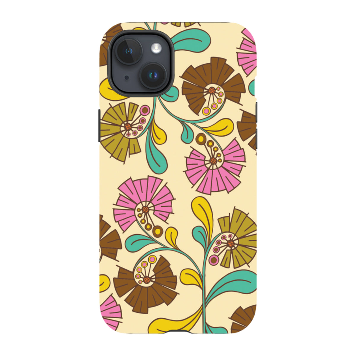 iPhone MagSafe Tough Case - Fan Flower By Amelia Bowman