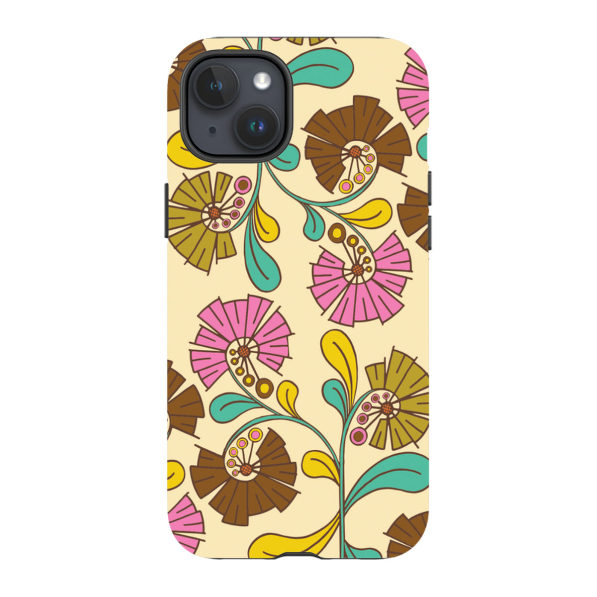 iPhone MagSafe Tough Case - Fan Flower By Amelia Bowman