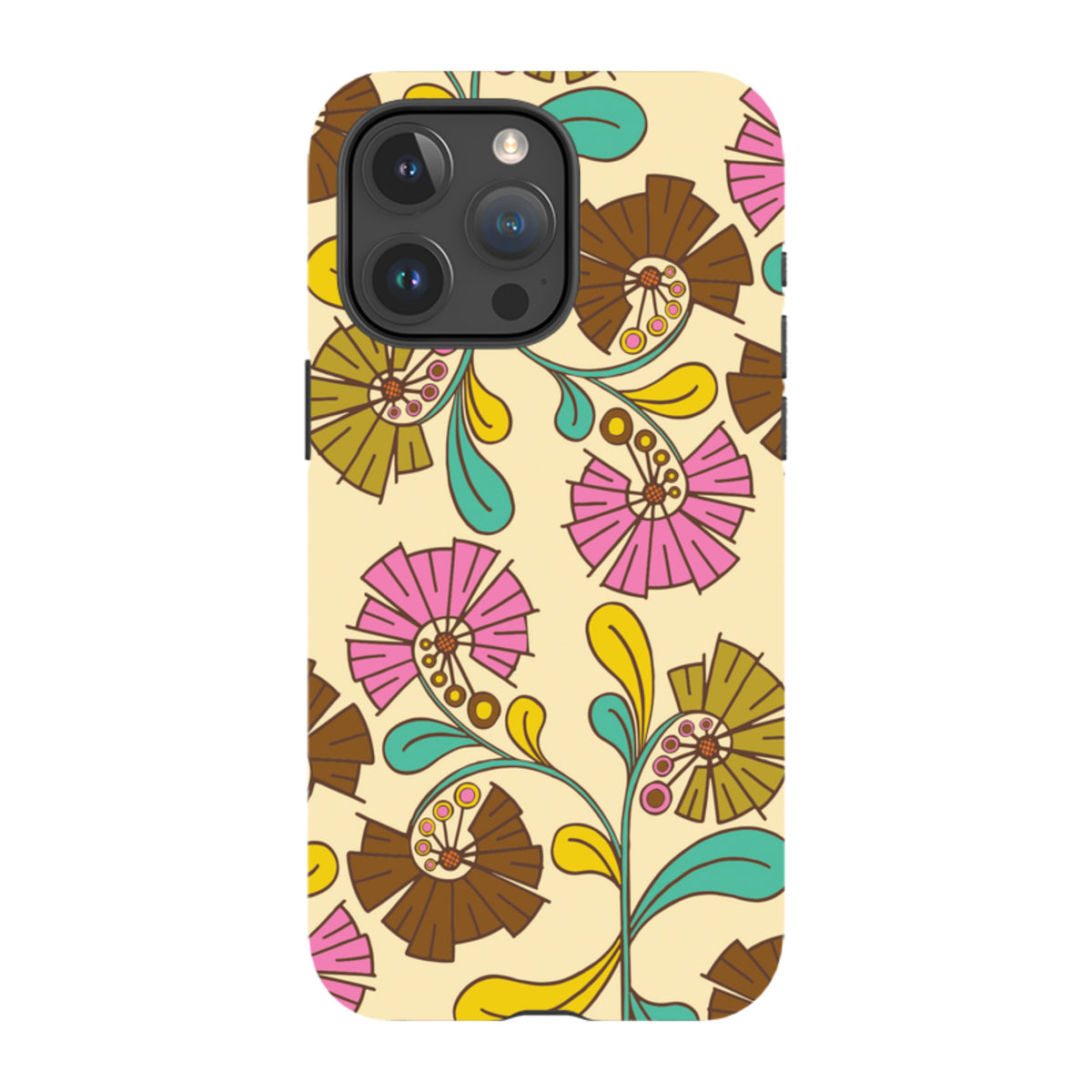 iPhone MagSafe Tough Case - Fan Flower By Amelia Bowman