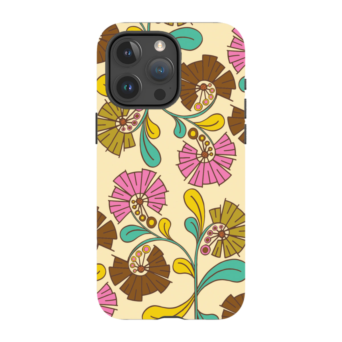 iPhone MagSafe Tough Case - Fan Flower By Amelia Bowman