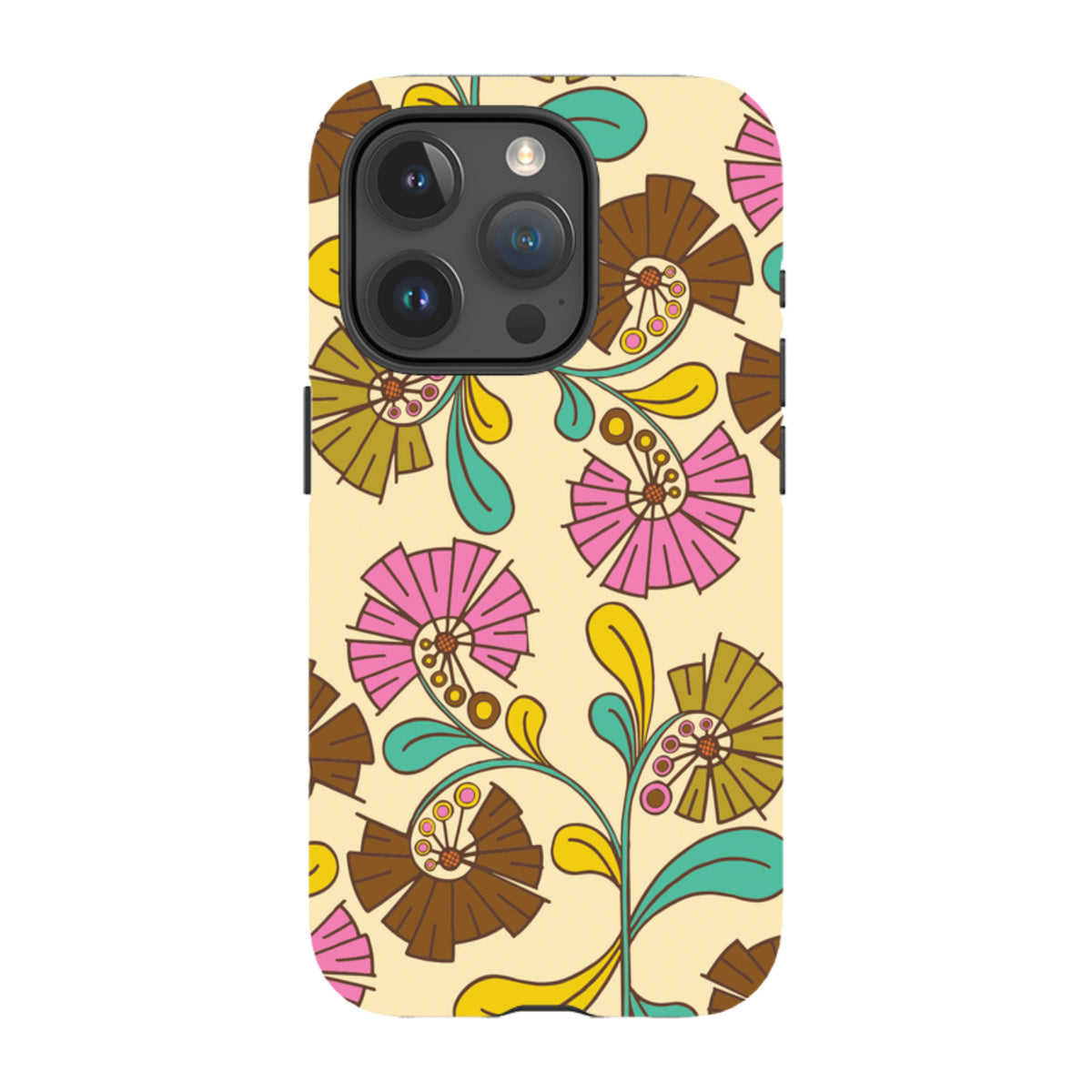 iPhone MagSafe Tough Case - Fan Flower By Amelia Bowman