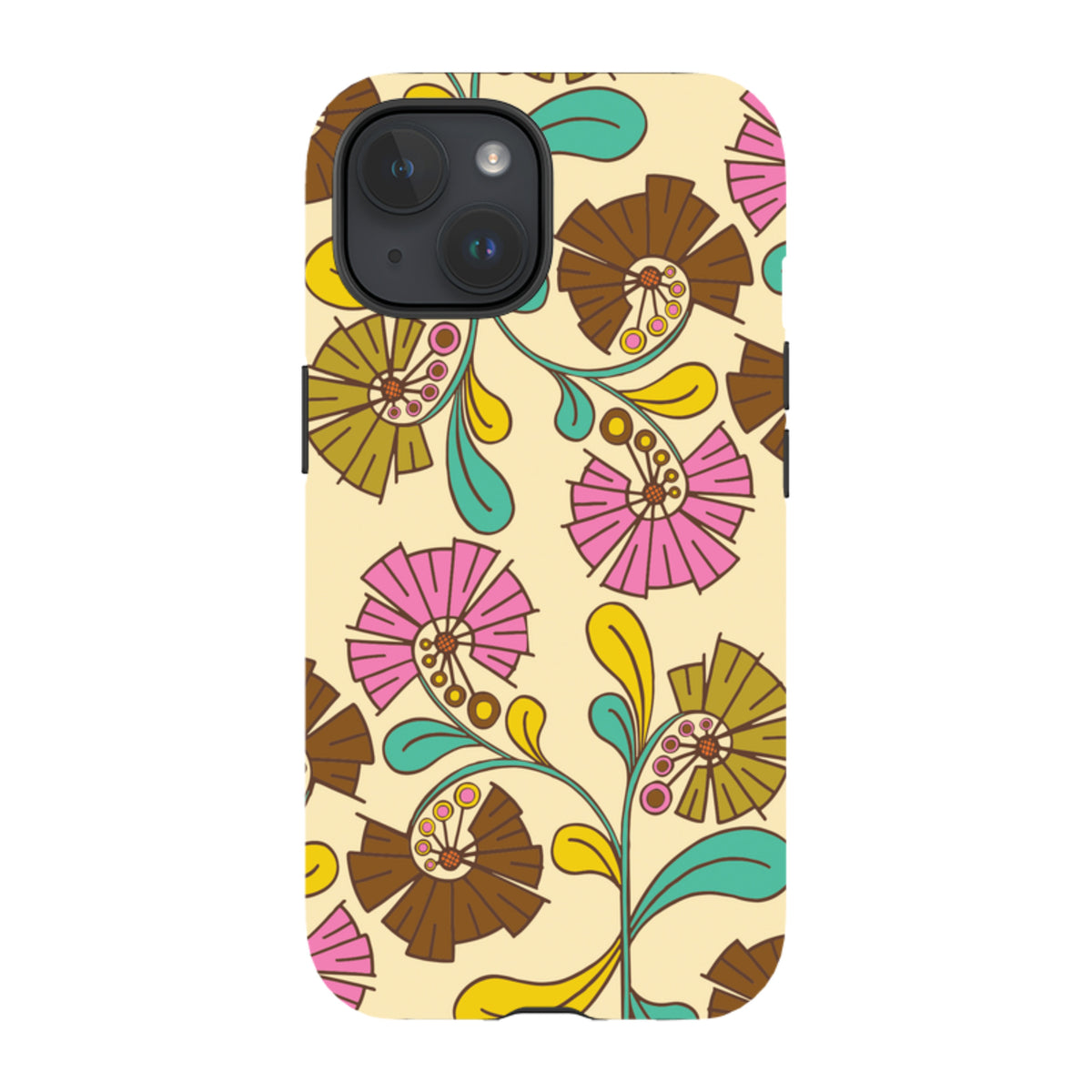 iPhone MagSafe Tough Case - Fan Flower By Amelia Bowman