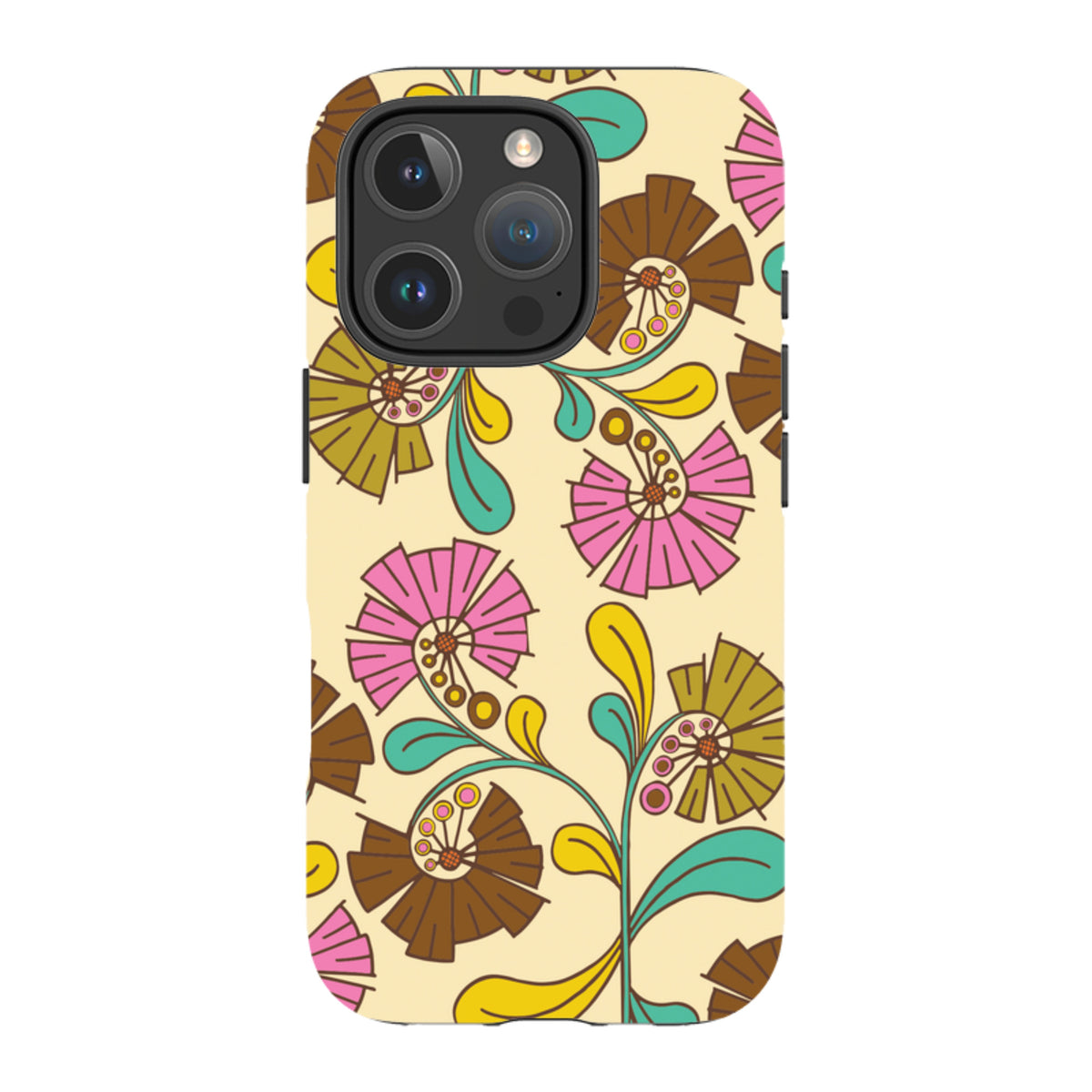 iPhone MagSafe Tough Case - Fan Flower By Amelia Bowman