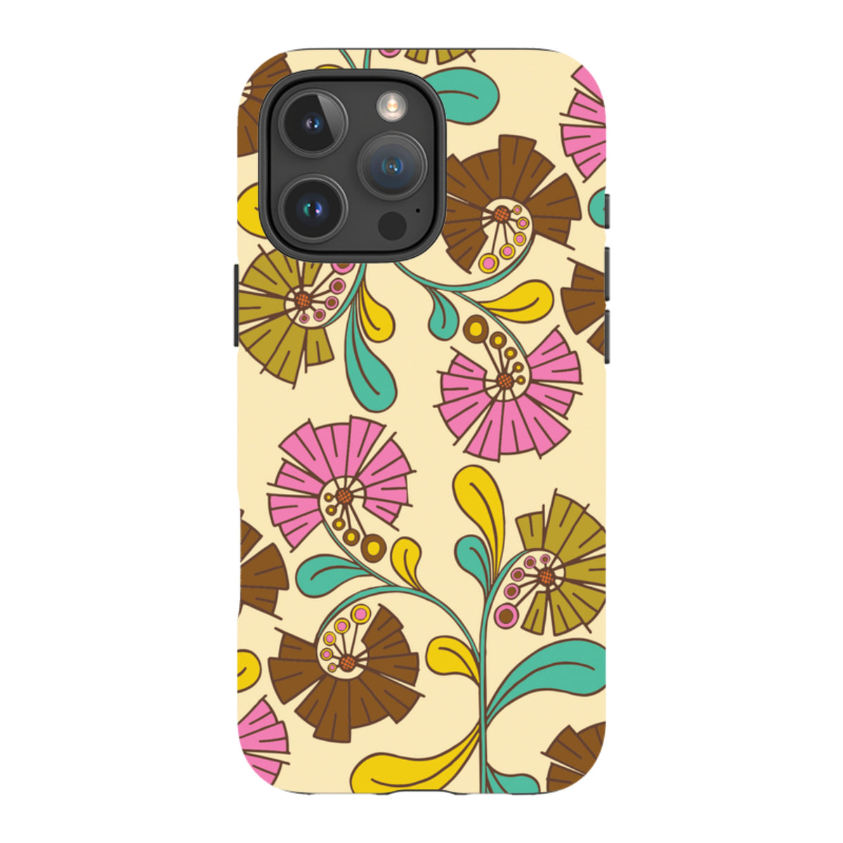 iPhone MagSafe Tough Case - Fan Flower By Amelia Bowman