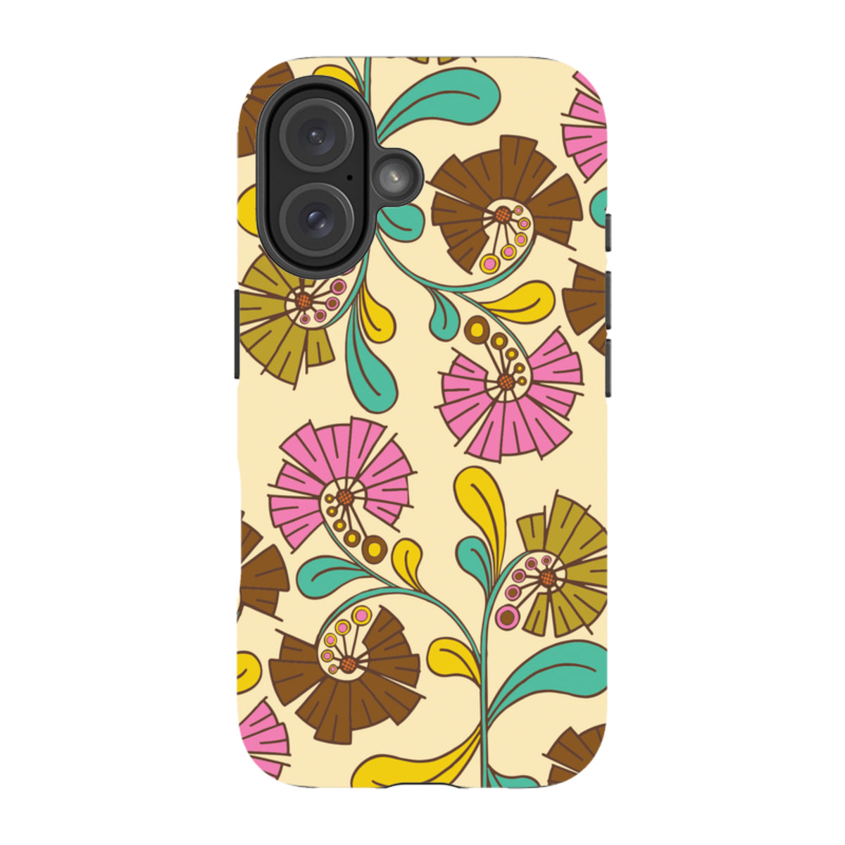 iPhone MagSafe Tough Case - Fan Flower By Amelia Bowman
