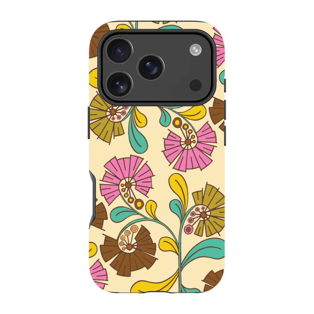 iPhone MagSafe Tough Case - Fan Flower By Amelia Bowman