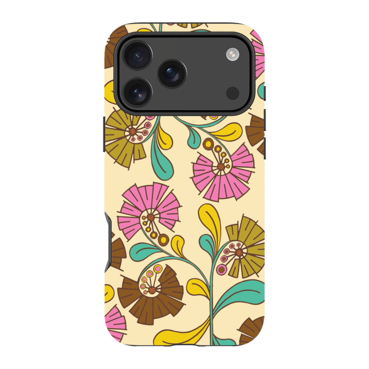iPhone MagSafe Tough Case - Fan Flower By Amelia Bowman