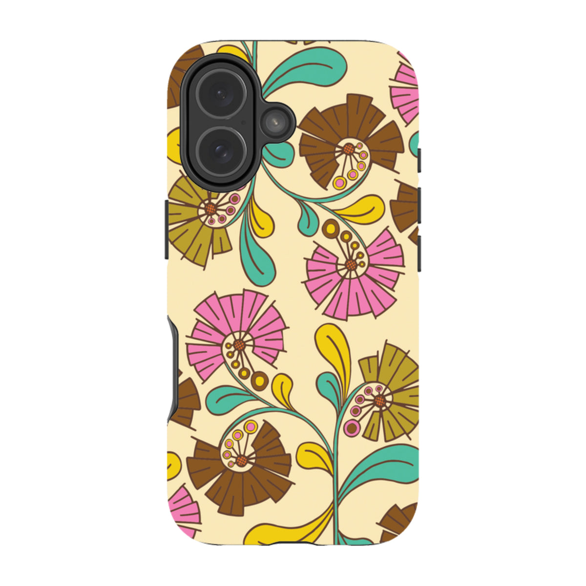 iPhone MagSafe Tough Case - Fan Flower By Amelia Bowman