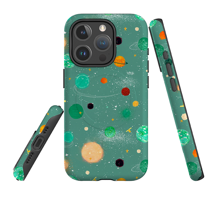 iPhone MagSafe Tough Case – Far Far Away Green von Katherine Quinn