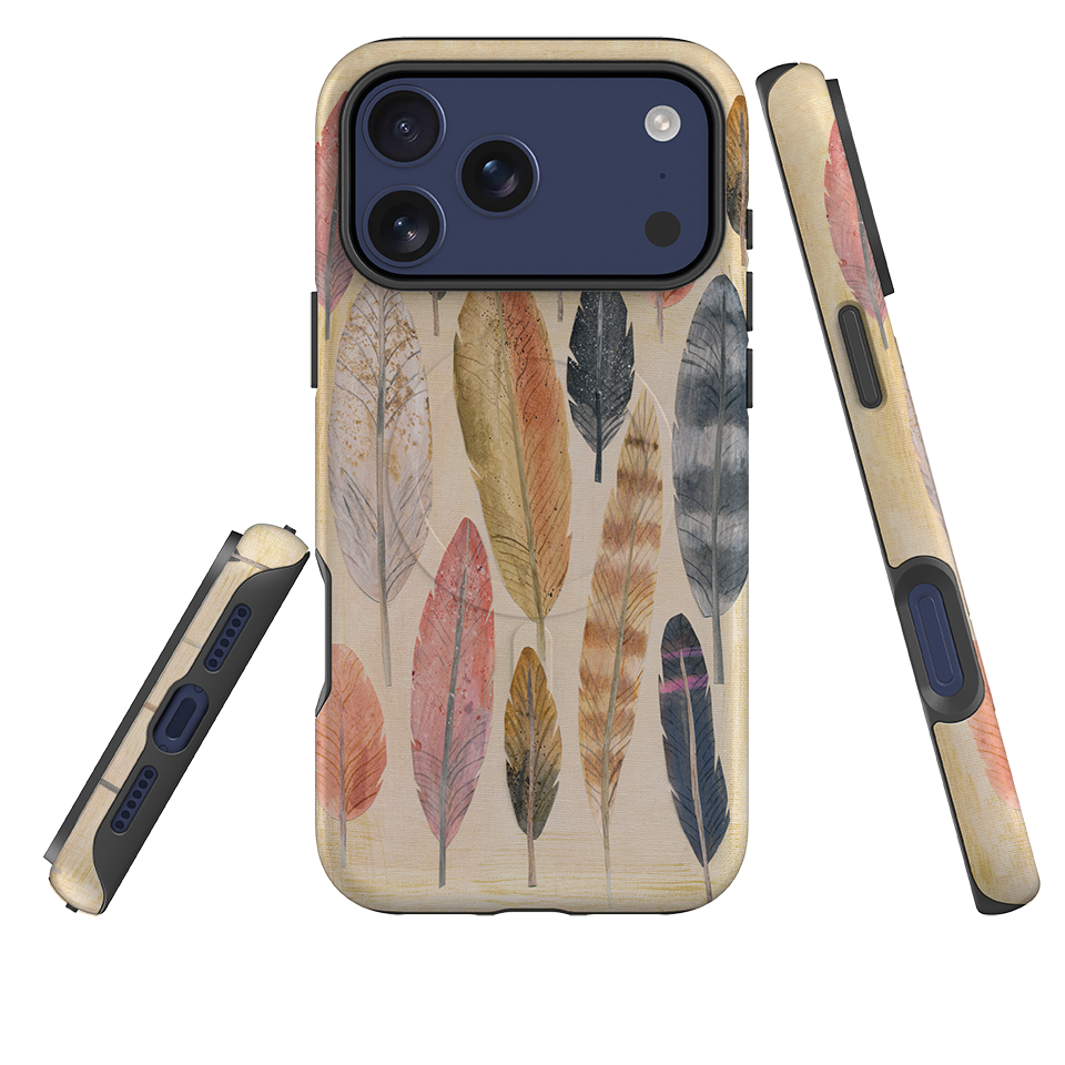 iPhone MagSafe Tough Case - Feathers By Tracey English