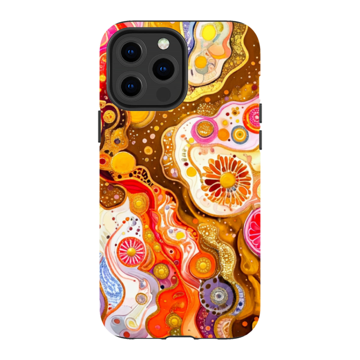 iPhone MagSafe Tough Case - Fire Marble