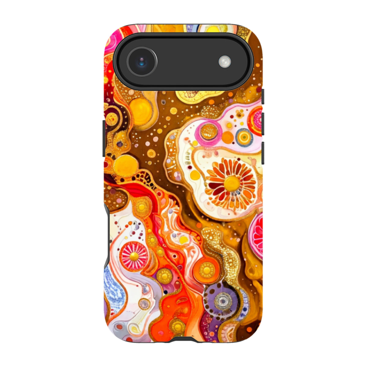iPhone MagSafe Tough Case - Fire Marble