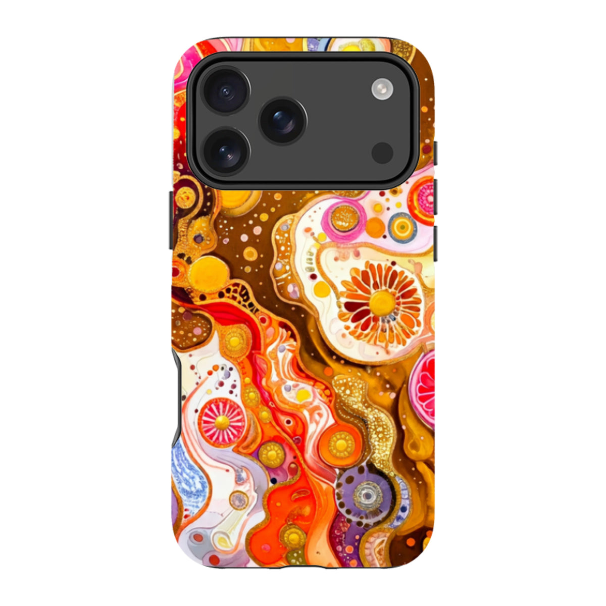 iPhone MagSafe Tough Case - Fire Marble