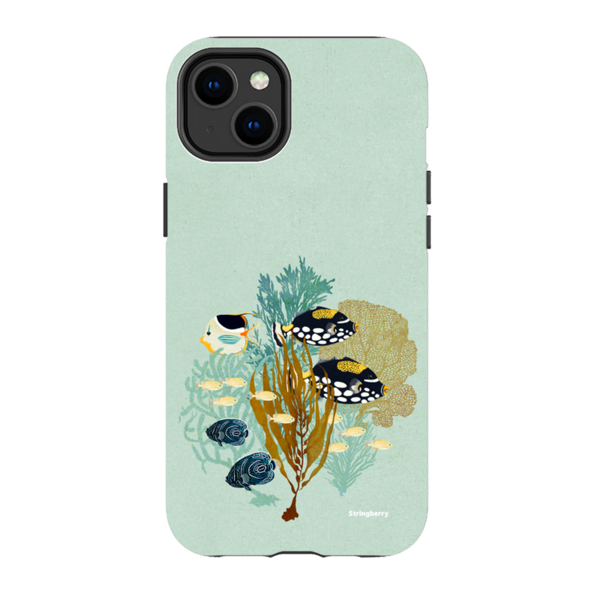 iPhone MagSafe Tough Case - Fish Town By Katherine Quinn