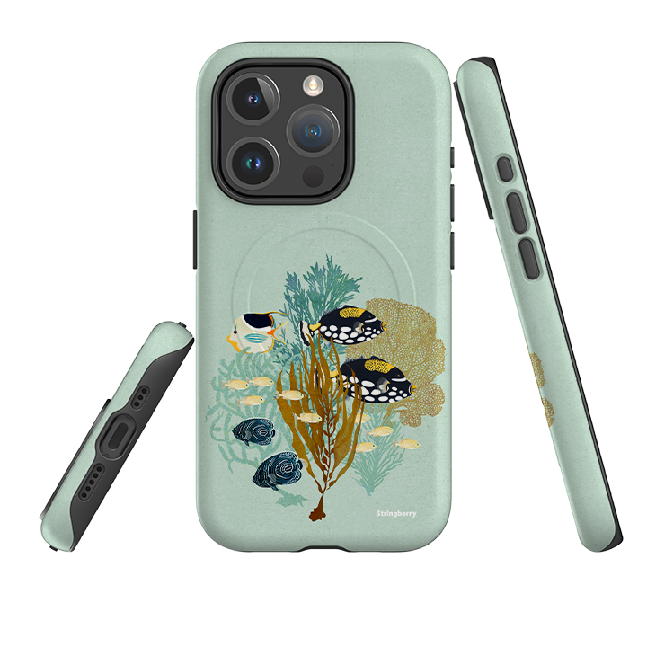 iPhone MagSafe Tough Case - Fish Town By Katherine Quinn
