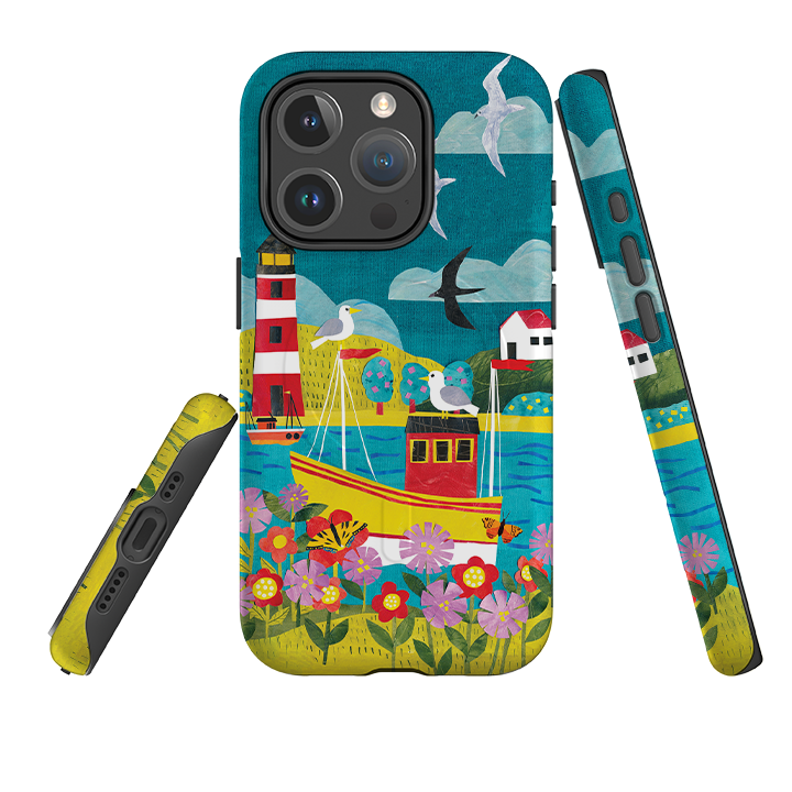 iPhone MagSafe Tough Case - Fishing Boat By Tracey English