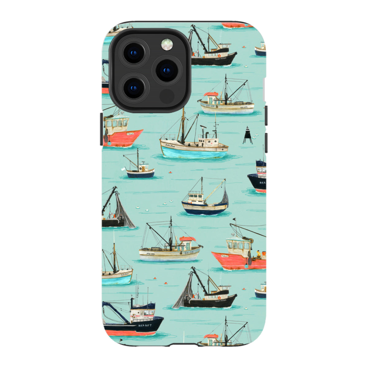 iPhone MagSafe Tough Case - Fishing Boats By Katherine Quinn